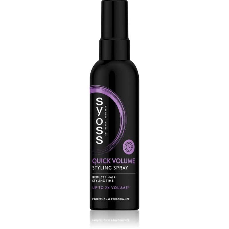 Syoss Quick Volume Styling Spray спрей за обем при използване на сешоар