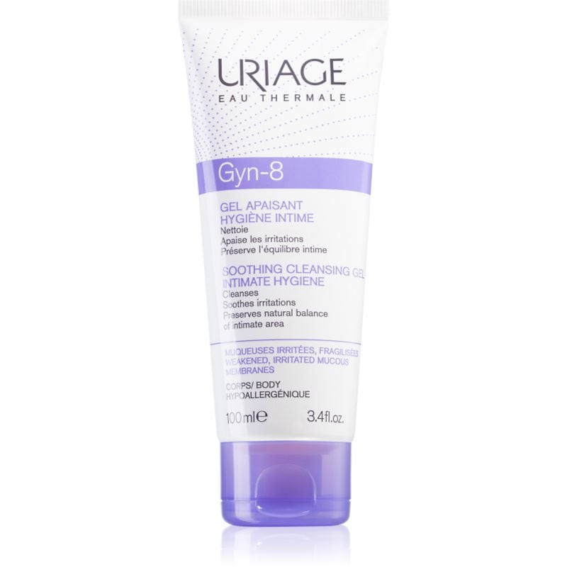 Uriage Gyn-Phy Gyn-8 Soothing Cleansing Gel Intimate Hygiene гел за интимна хигиена за раздразнена кожа