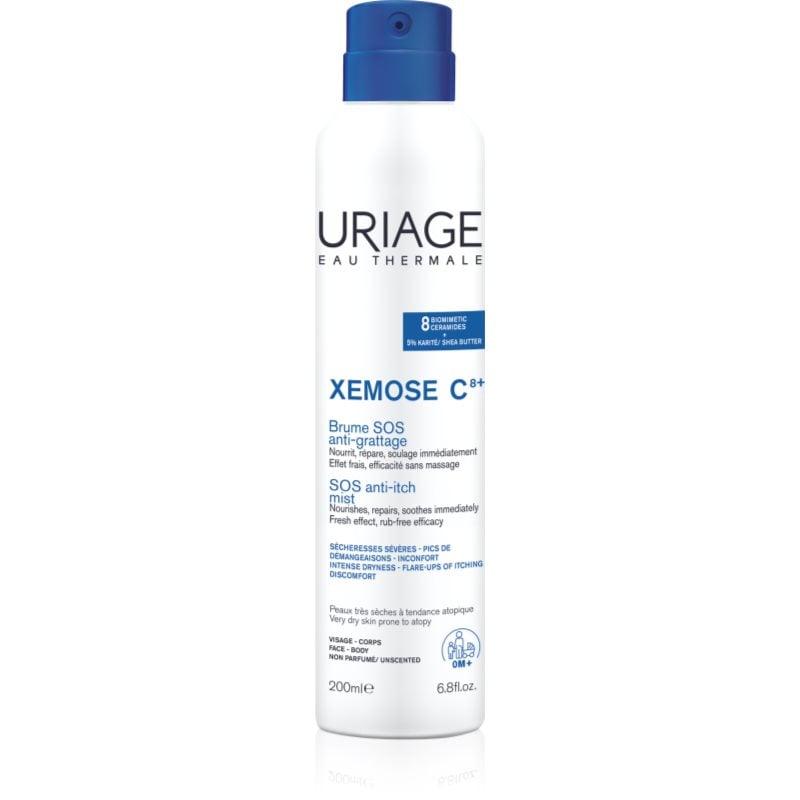 Uriage Xemose C8+ SOS Anti-Itch Mist SOS спрей за мигновено успокояване на сърбеж
