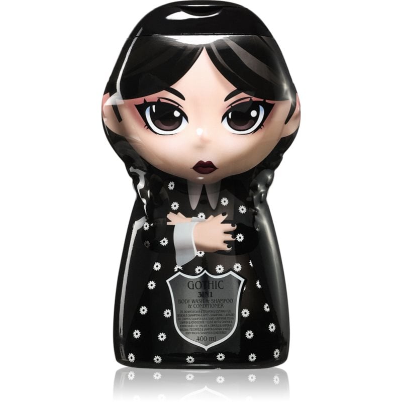 Wednesday Gothic Dark шампоан, балсам и душ гел 3 в 1 за деца Blueberry