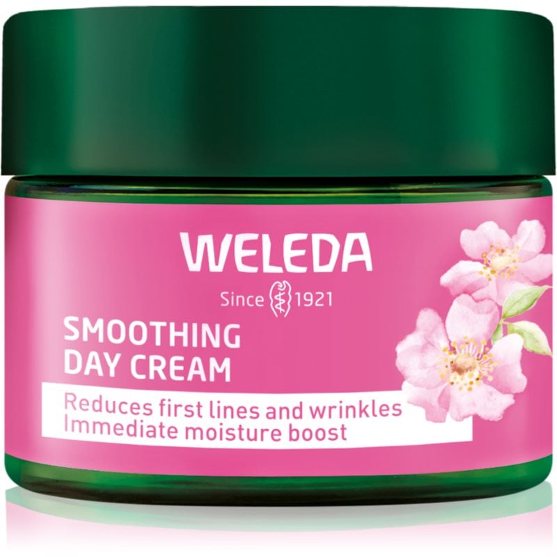 Weleda Wild Rose & White Tea озаряващ дневен крем