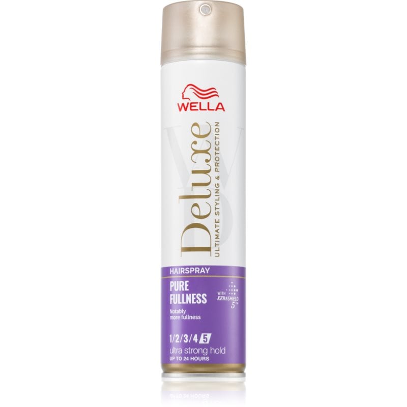 Wella Deluxe Pure Fullness лак за коса с екстра силна фиксация за обем
