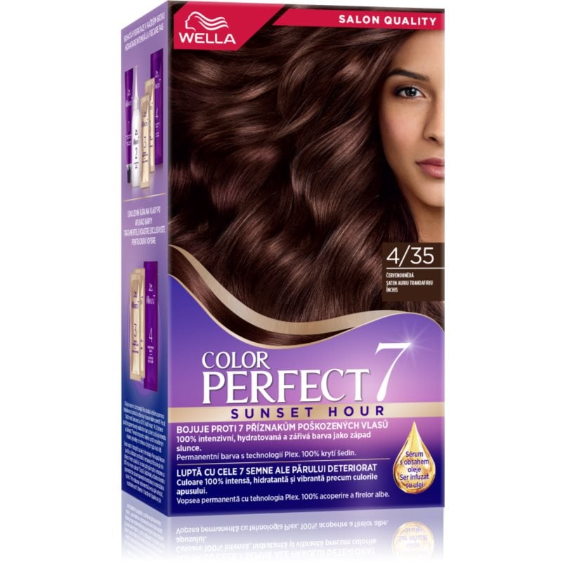 Wella Color Perfect Sunset Hour боя за коса 4/35 Reddish Brown 1 бр.