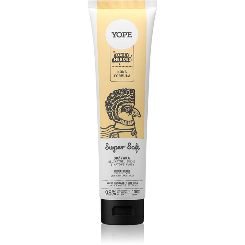 Yope Daily Heroes Soft Conditioner Oat Milk подсилващ балсам за чуплива коса
