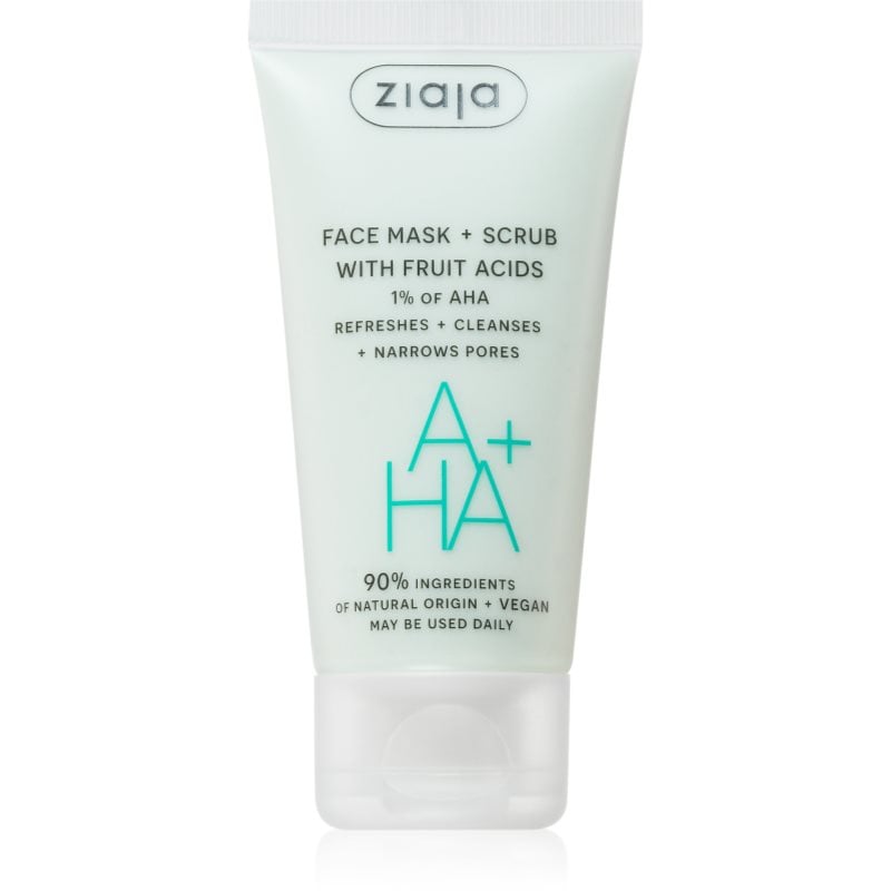 Ziaja Face Mask + Scrub with Fruit Acids пилинг маска
