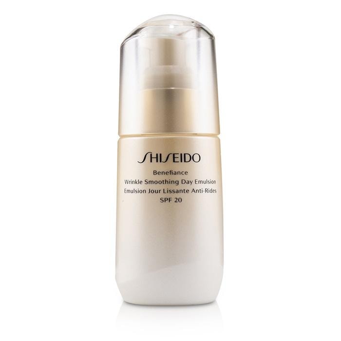 Shiseido Shiseido Benefiance Wrinkle Smoothing Day Emultion SPF 20 Дневна емулсия за лице - Унисекс парфюм 75мл - Сравни цени от 1 магазин с безплатна доставка