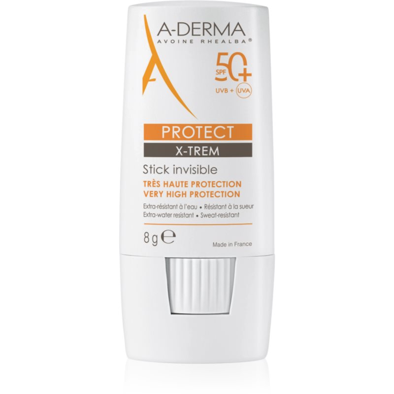 A-Derma A-Derma Protect X-Trem Invisible Stick защитен стик за чувствителни места SPF 50+ 8 гр. - Унисекс парфюм 8мл - Сравни цени от 1 магазин с безплатна доставка
