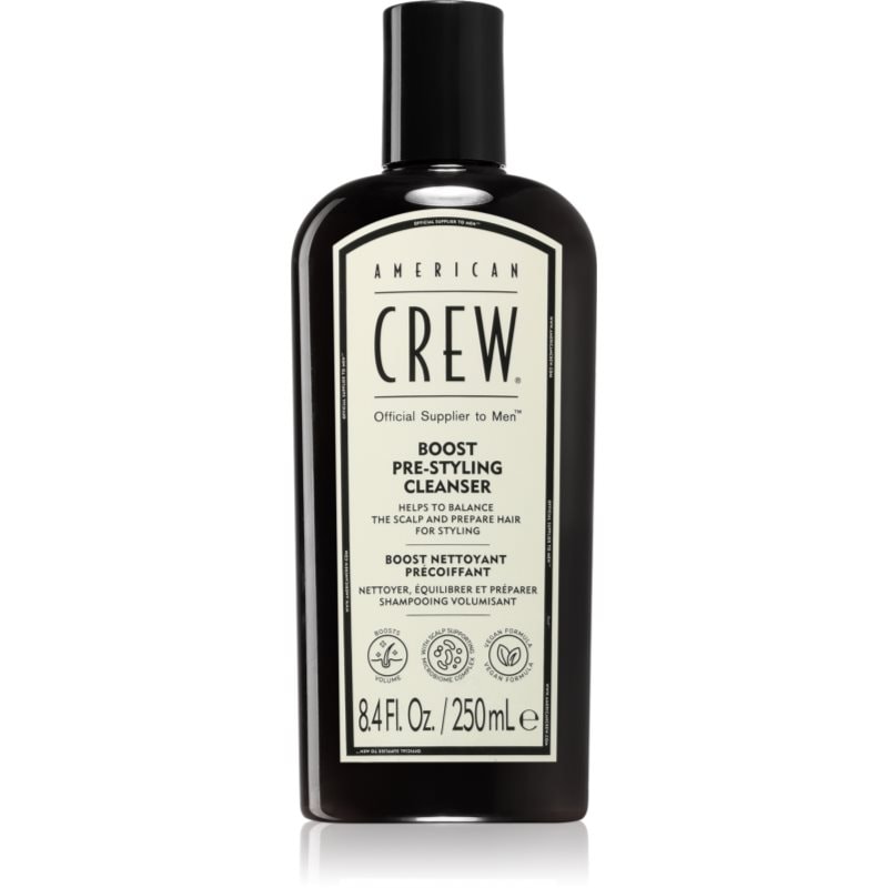 American Crew American Crew Boost Pre-styling Cleanser шампоан за тънка коса без обем за мъже - Мъжки парфюм 250мл - Сравни цени от 1 магазин с безплатна доставка