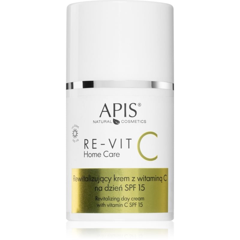 Apis Natural Cosmetics Apis Natural Cosmetics Re-Vit C Home Care лек хидратиращ крем SPF 15 - Унисекс парфюм 50мл - Сравни цени от 1 магазин с безплатна доставка