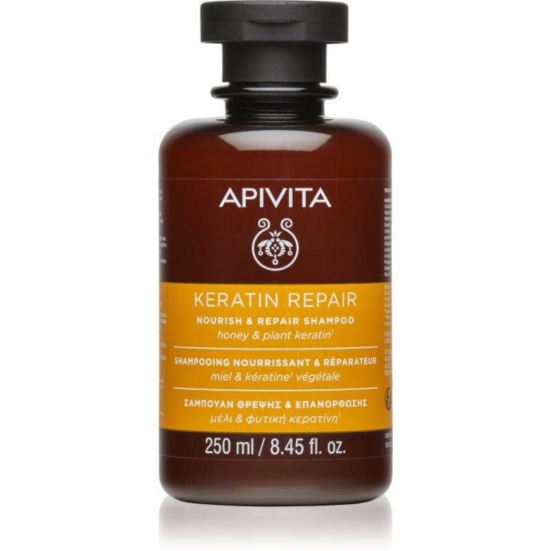 Apivita Apivita Keratin Repair Nourish Repair Shampoo почистващ шампоан - Унисекс парфюм 250мл - Сравни цени от 1 магазин с безплатна доставка