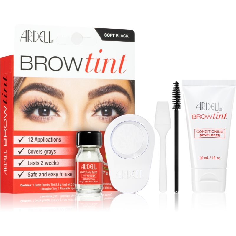 Ardell Brow Tint цвят за вежди цвят Soft Black - Грим - Сравни цени от 1 магазин с безплатна доставка