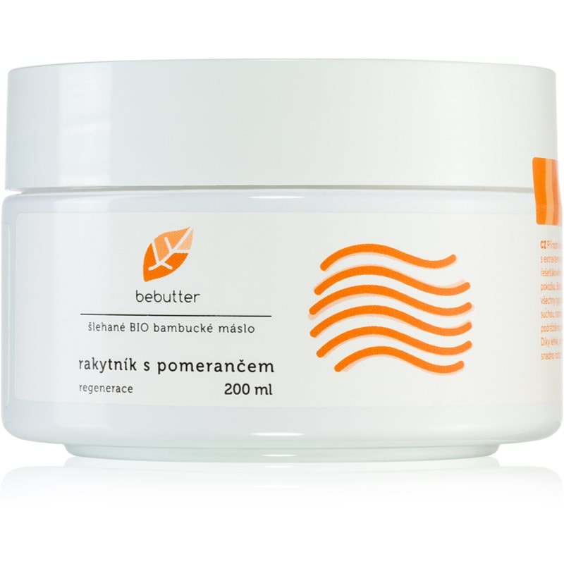 Bebutter Bebutter Whipped shea butter sea buckthorn with orange масло от шеа за регенериране на кожата - Унисекс парфюм 200мл - Сравни цени от 1 магазин с безплатна доставка