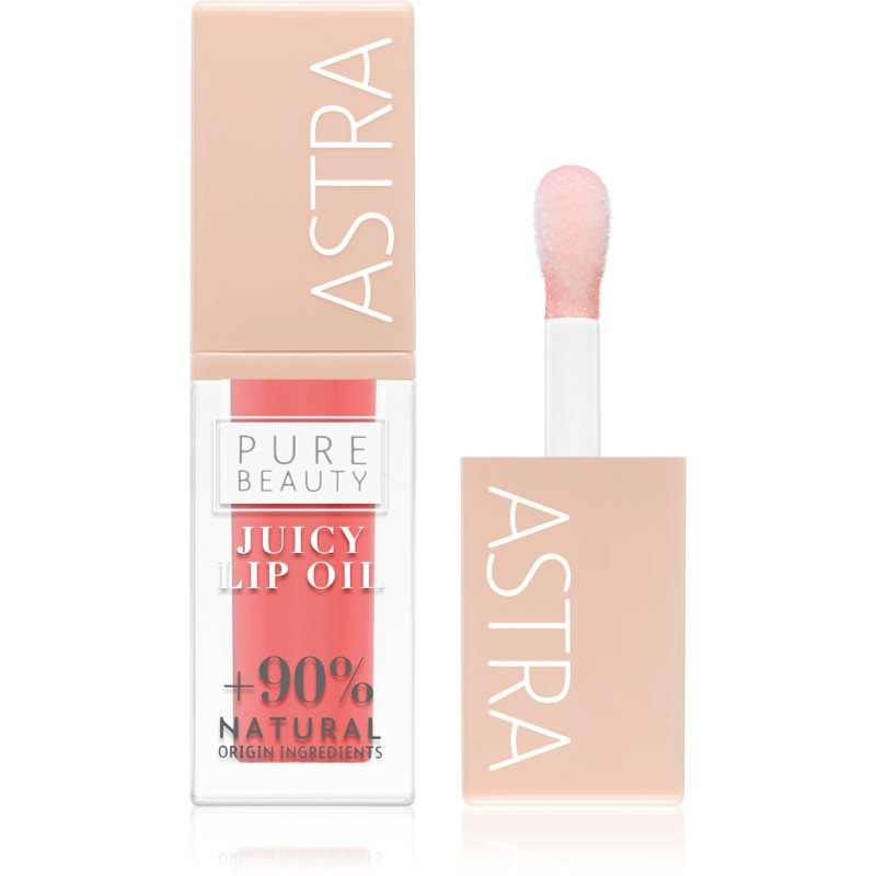 Astra Make-up Pure Beauty Juicy Lip Oil подхранващ блясък за устни цвят 01 Peach - Грим - Сравни цени от 1 магазин с безплатна доставка