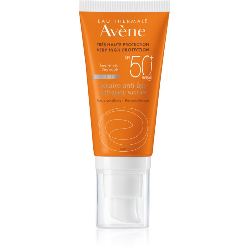 Avène Avène Sun Anti-Aging Suncare защитен крем за лице SPF 50+ - Унисекс парфюм 50мл - Сравни цени от 1 магазин с безплатна доставка