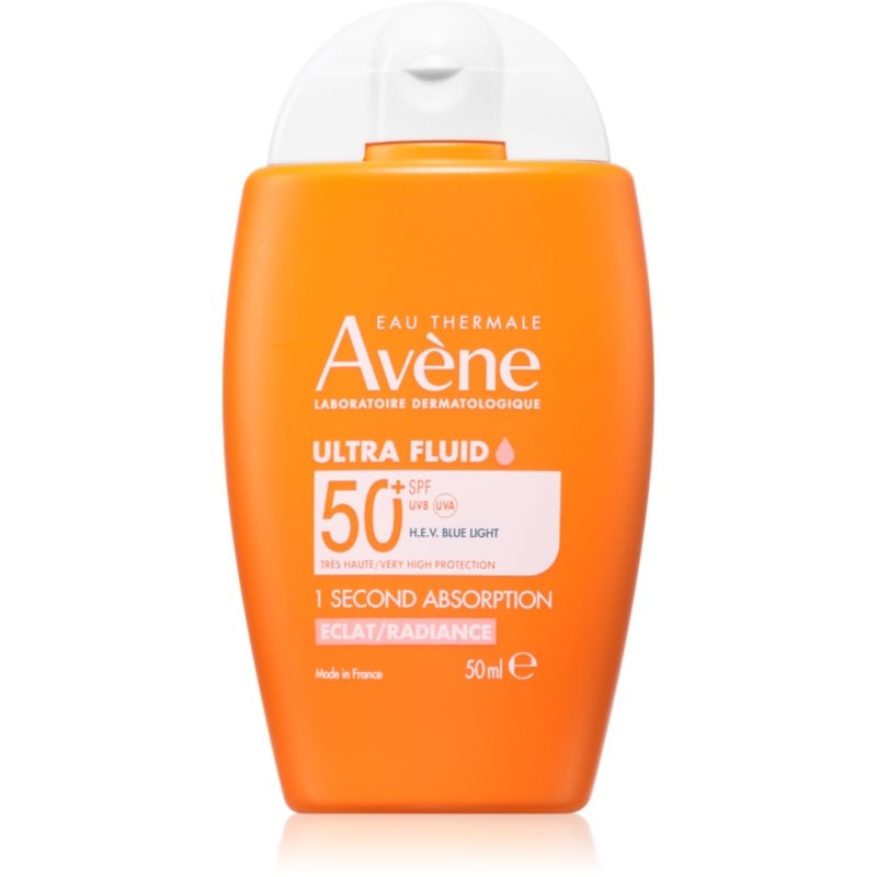 Avène Avène Sun Ultra Fluid Radiance озаряващ флуид против слънчеви лъчи SPF 50+ - Унисекс парфюм 50мл - Сравни цени от 1 магазин с безплатна доставка