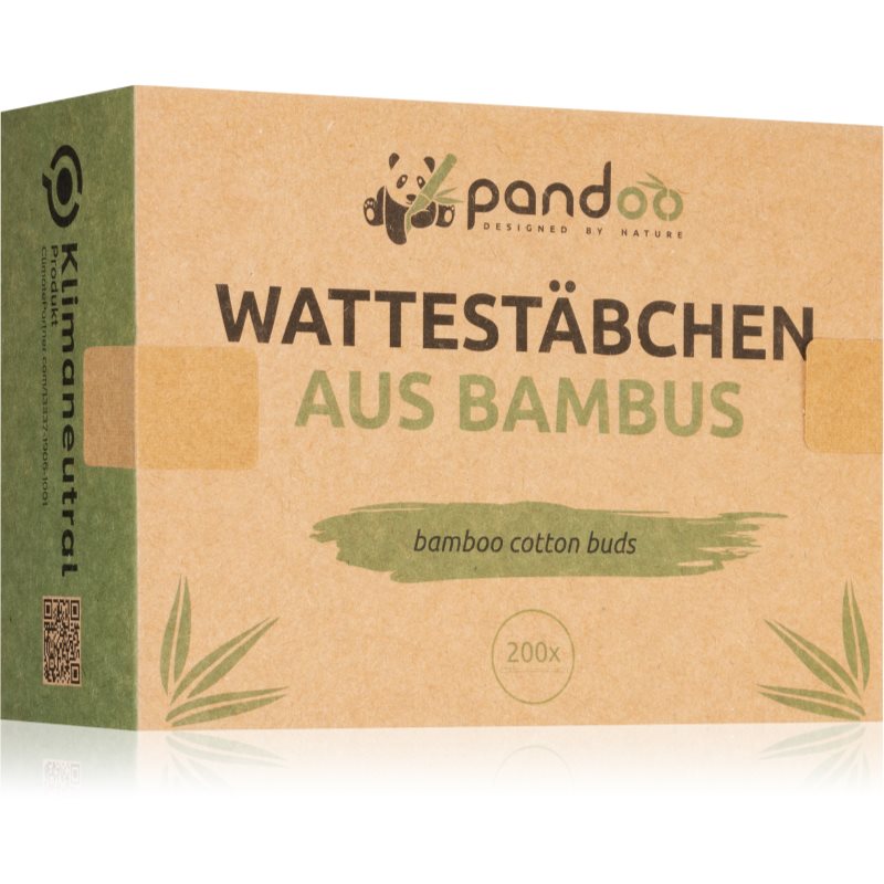 Pandoo Bamboo Cotton Buds клечки за уши 200 бр. - Грижа за тяло - Сравни цени от 1 магазин с безплатна доставка