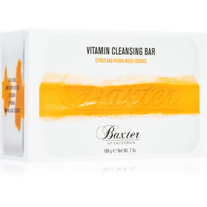 Baxter of California Baxter of California Vitamin Cleansing Bar Citrus and Herbal-Musk подхранващ течен сапун 198 гр. - Унисекс парфюм 198мл - Сравни цени от 1 магазин с безплатна доставка