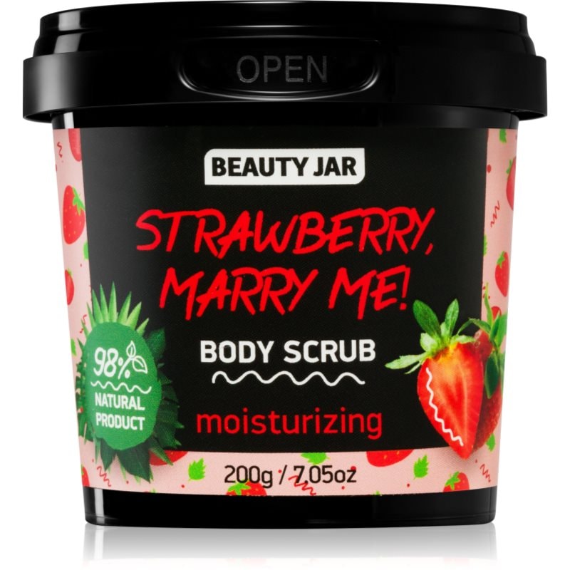 Beauty Jar Beauty Jar Strawberry, Marry Me! хидратиращ пилинг за тяло 200 гр. - Унисекс парфюм 200мл - Сравни цени от 1 магазин с безплатна доставка