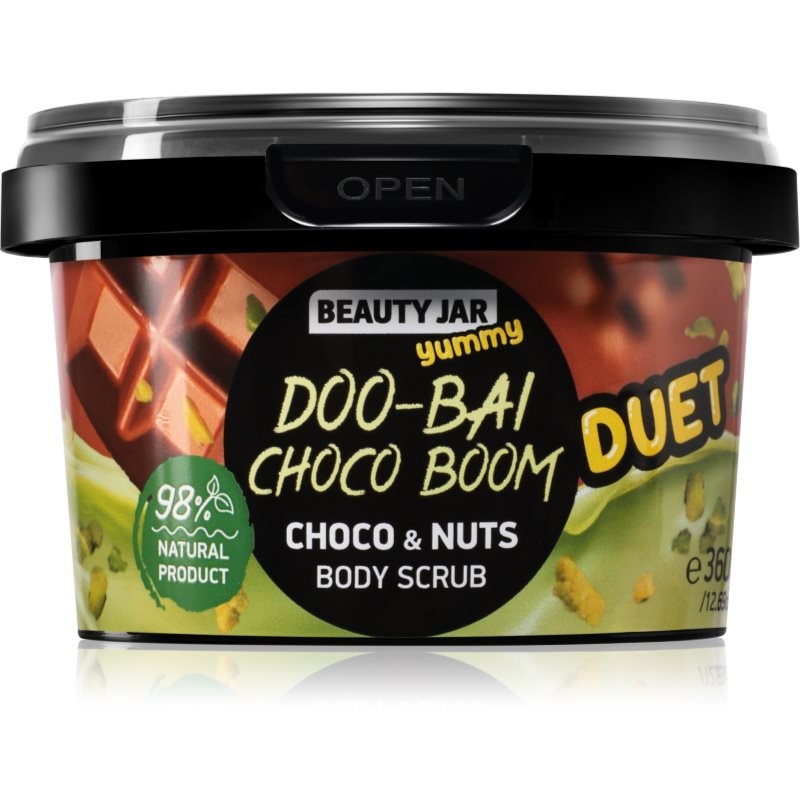 Beauty Jar Beauty Jar Yummy Doo-Bai Choco Boom нежен пилинг за тяло 360 гр. - Унисекс парфюм 360мл - Сравни цени от 1 магазин с безплатна доставка