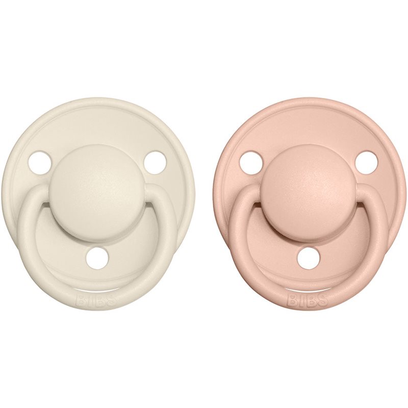 BIBS De Lux Natural Rubber Size 1: 0+ months биберон Ivory / Blush 2 бр. - Грижа за тяло - Сравни цени от 1 магазин с безплатна доставка