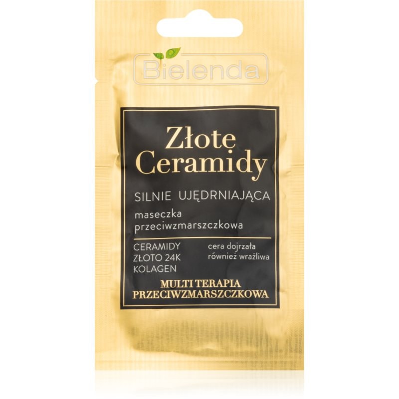Bielenda Bielenda Golden Ceramides маска за лице против бръчки с церамиди 1 бр. - Унисекс парфюм - Сравни цени от 1 магазин с безплатна доставка