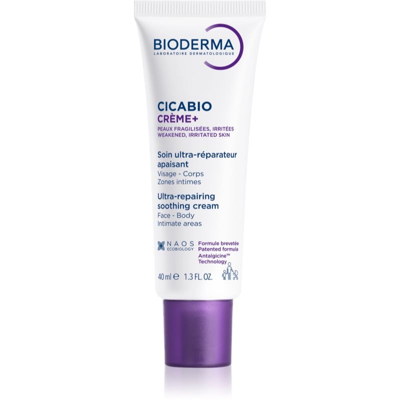 Bioderma Bioderma Cicabio Créme+ успокояваща и възстановяваща грижа за лечение на рани - Унисекс парфюм 40мл - Сравни цени от 1 магазин с безплатна доставка