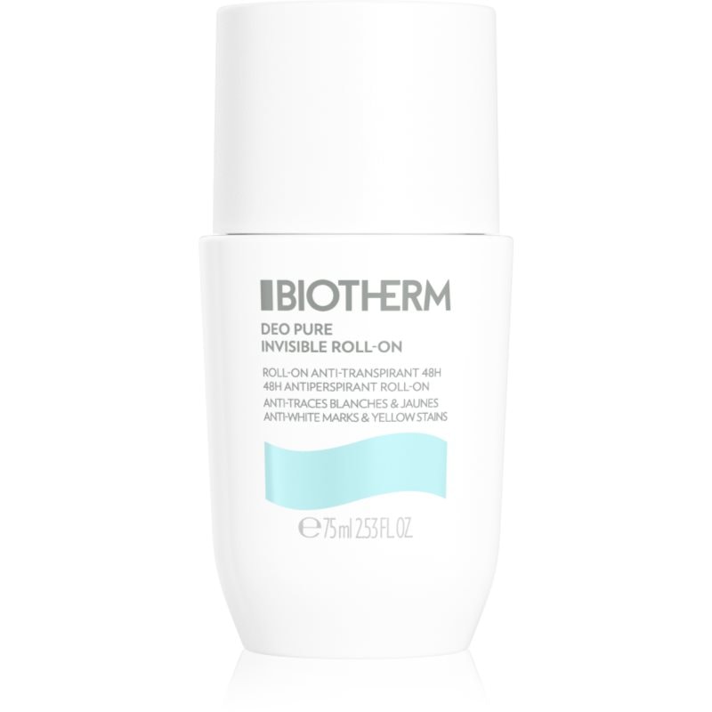 Biotherm Biotherm Deo Pure Invisible Roll-on рол- он против изпотяване 48h - Унисекс парфюм 75мл - Сравни цени от 1 магазин с безплатна доставка