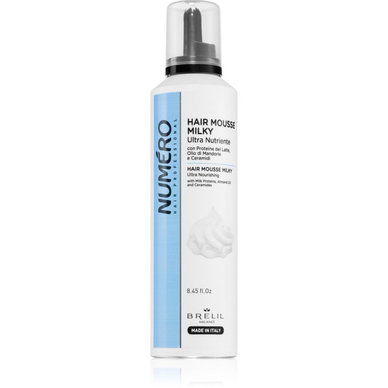 Brelil Professional Brelil Professional Milky Ultra Nutriente Hair Mousse пяна за всички видове коса - Унисекс парфюм 250мл - Сравни цени от 1 магазин с безплатна доставка
