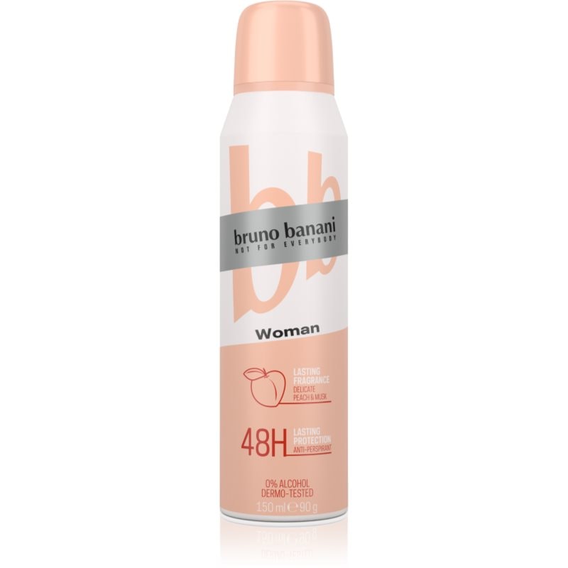 Bruno Banani Bruno Banani Woman Peach & Musk антиперспирант 48 часа за жени - Женски парфюм 150мл - Сравни цени от 1 магазин с безплатна доставка
