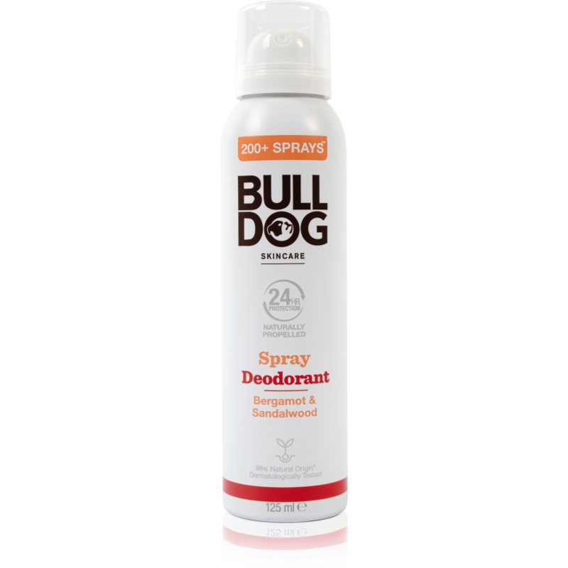 Bulldog Bulldog Bergamot & Sandalwood Spray Deodorant дезодорант в спрей без алуминий - Унисекс парфюм 125мл - Сравни цени от 1 магазин с безплатна доставка