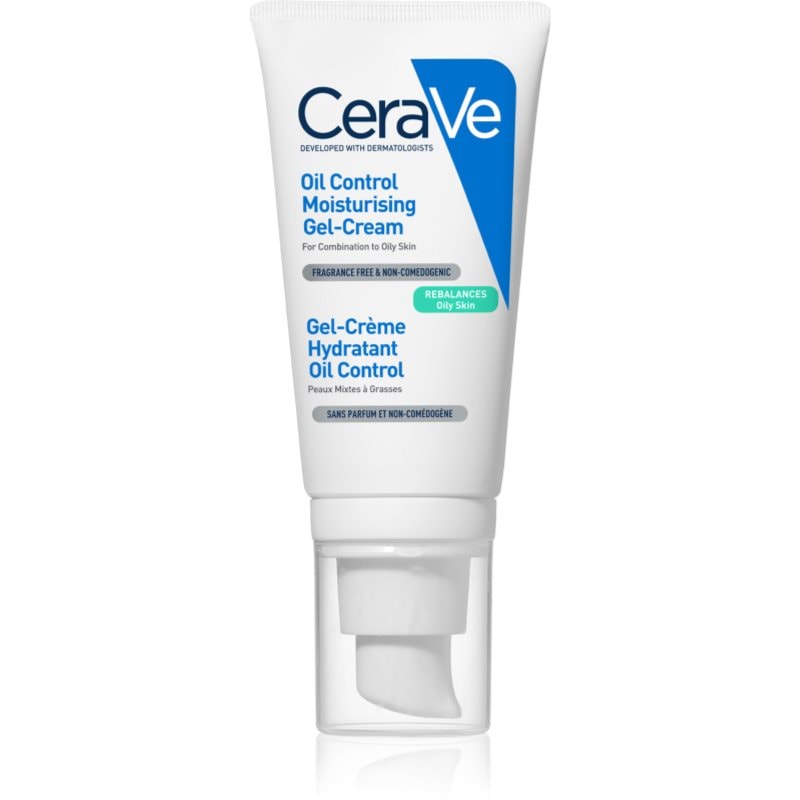CeraVe CeraVe Oil Control Moisturising Gel-Cream хидратиращ гел крем за смесена кожа - Унисекс парфюм 52мл - Сравни цени от 1 магазин с безплатна доставка
