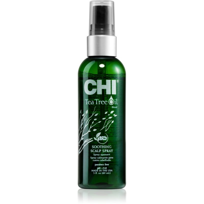 CHI Tea Tree Oil Soothing Scalp Spray успокояващ спрей против раздразнен и сърбящ скалп - Грижа за коса - Сравни цени от 1 магазин с безплатна доставка