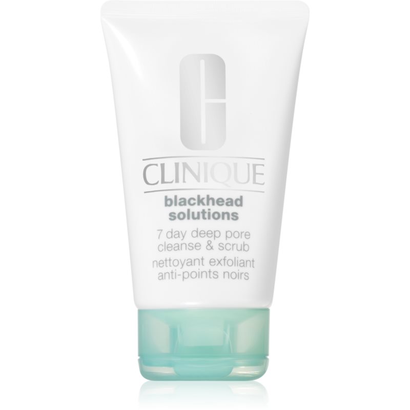 Clinique Blackhead Solutions 7 Day Deep Pore Cleanse & Scrub почистващ пилинг за лице против черни точки - Грижа за лице - Сравни цени от 1 магазин с безплатна доставка