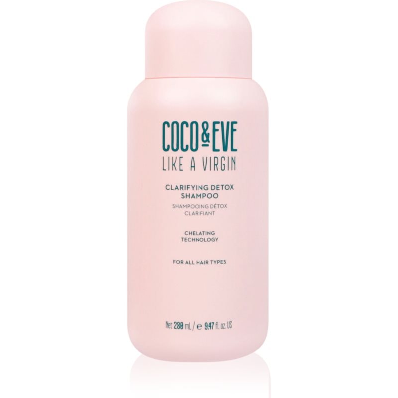 Coco & Eve Coco & Eve Like A Virgin Clarifying Detox Shampoo дълко почистващ шампоан с детокс ефект - Унисекс парфюм 280мл - Сравни цени от 1 магазин с безплатна доставка