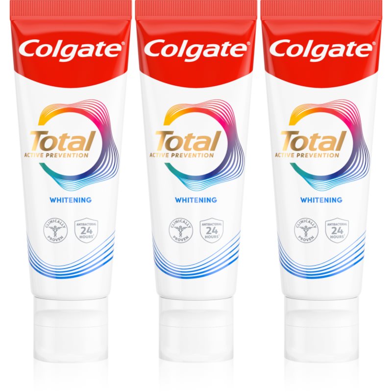 Colgate Colgate Total Active Prevention Whitening избелваща паста за зъби 3x - Унисекс парфюм 75мл - Сравни цени от 1 магазин с безплатна доставка