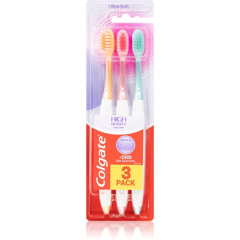 Colgate Colgate High Density 3 pack четка за зъби ултра софт 3 бр. - Унисекс парфюм - Сравни цени от 1 магазин с безплатна доставка