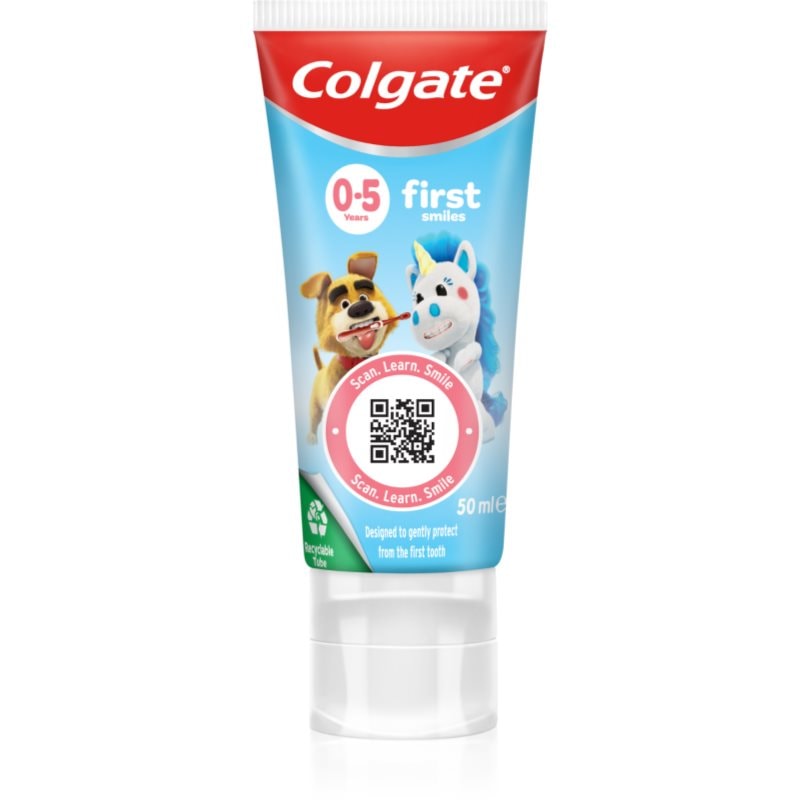 Colgate Colgate First Smiles 0-5 паста за зъби за деца - Унисекс парфюм 50мл - Сравни цени от 1 магазин с безплатна доставка