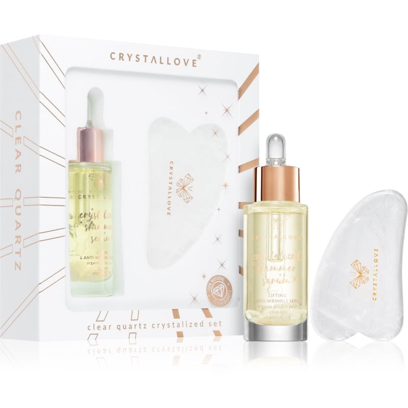 Crystallove Crystallove Crystalized Clear Quartz Set комплект за грижа за лице Komplekt - Унисекс парфюм  - Сравни цени от 1 магазин с безплатна доставка