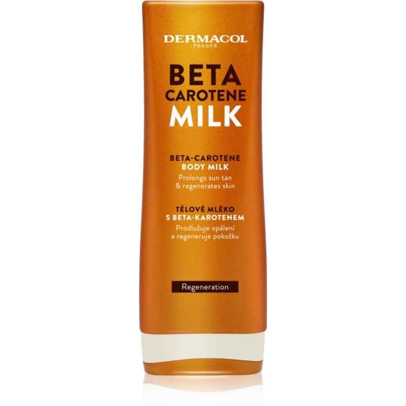 Dermacol Sun Beta Carotene тоалетно мляко за тяло за удължаване на загара - Грижа за тяло - Сравни цени от 1 магазин с безплатна доставка