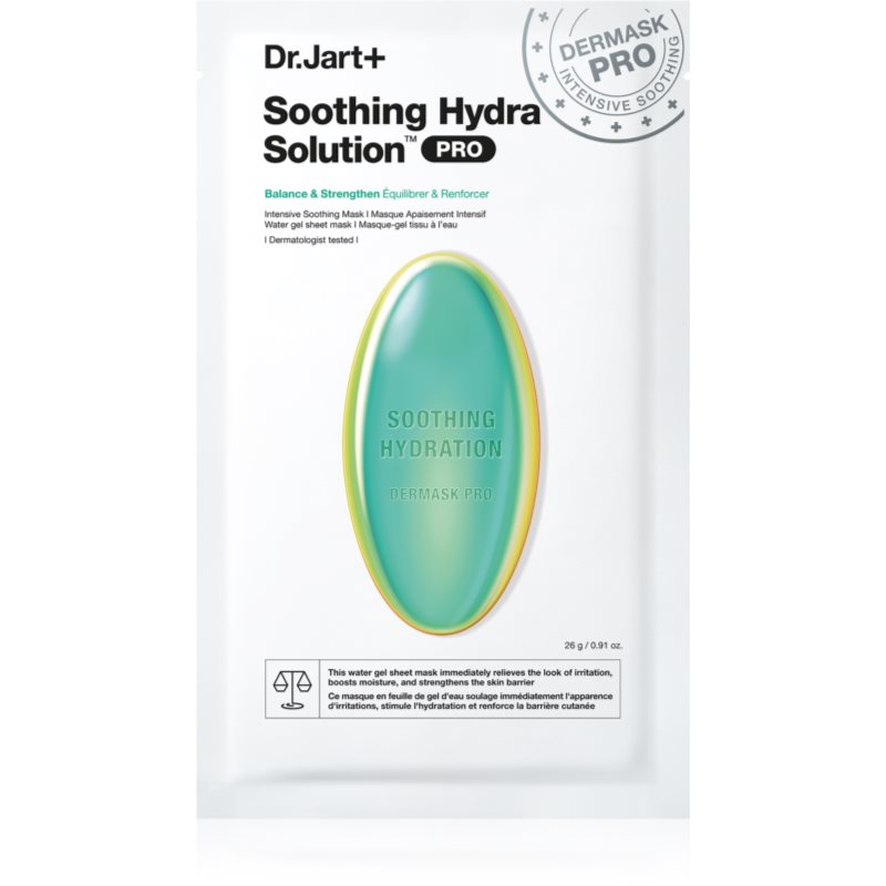 Dr. Jart+ Soothing Hydra Solution™ Intensive Soothing Mask Детоксикираща и хидратираща маска за лице 26 гр. - Грижа за лице - Сравни цени от 1 магазин с безплатна доставка