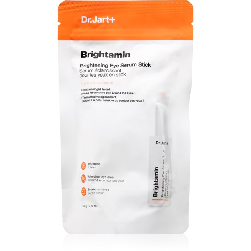 Dr. Jart+ Brightamin Brightening Eye Serum Stick озаряващ серум за околоочната зона в стик 3.6 гр. - Грижа за лице - Сравни цени от 1 магазин с безплатна доставка