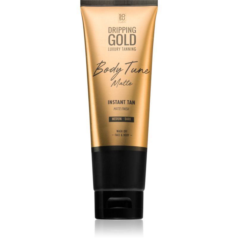 Dripping Gold Luxury Tanning Body Tune автобронзант - крем за лице и тяло с мигновен ефект Medium-Dark - Грим - Сравни цени от 1 магазин с безплатна доставка