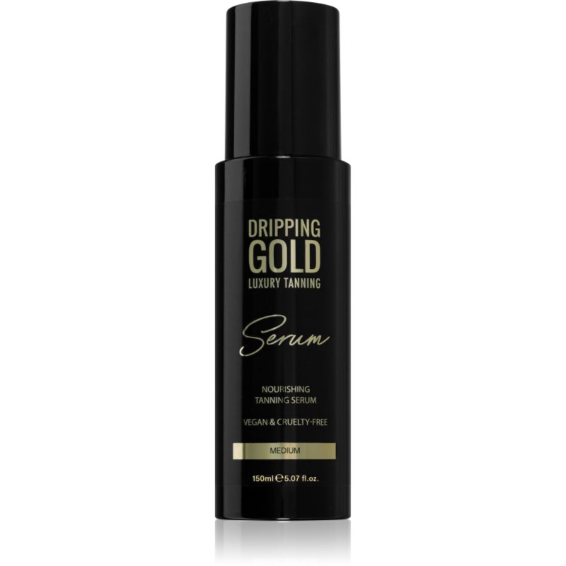 Dripping Gold Luxury Tanning Serum бронзиращ продукт за тяло и лице цвят Medium - Грим - Сравни цени от 1 магазин с безплатна доставка
