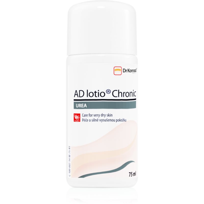 Dr Konrad Dr Konrad AD lotio® Chronic тоалетно мляко за тяло за суха или много суха кожа 4% Urea - Унисекс парфюм 75мл - Сравни цени от 1 магазин с безплатна доставка