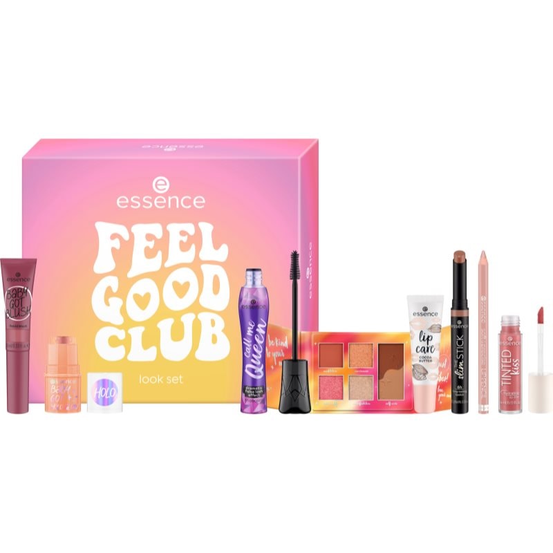 essence essence FEEL GOOD CLUB комплект декоративна козметика Komplekt - Унисекс парфюм  - Сравни цени от 1 магазин с безплатна доставка