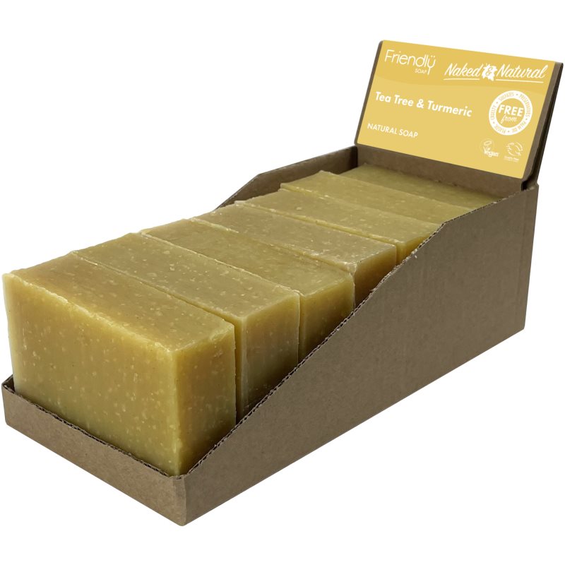 Friendly Soap Natural Soap Tea Tree & Turmeric натурален сапун 7x95 гр. - Грижа за тяло - Сравни цени от 1 магазин с безплатна доставка