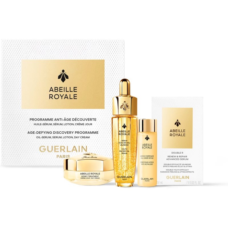 Guerlain GUERLAIN Abeille Royale Age-Defying Discovery Programme комплект за грижа за лицето Komplekt - Унисекс парфюм  - Сравни цени от 1 магазин с безплатна доставка