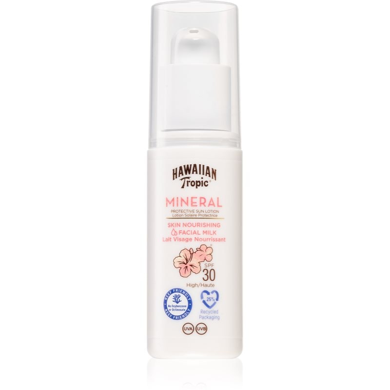 Hawaiian Tropic Milk Face Lotion слънцезащитен лосион за лице SPF 30 - Грижа за тяло - Сравни цени от 1 магазин с безплатна доставка