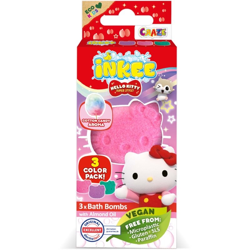 Hello Kitty Bath мбичка за вана за деца 3x15 гр. - Грижа за тяло - Сравни цени от 1 магазин с безплатна доставка