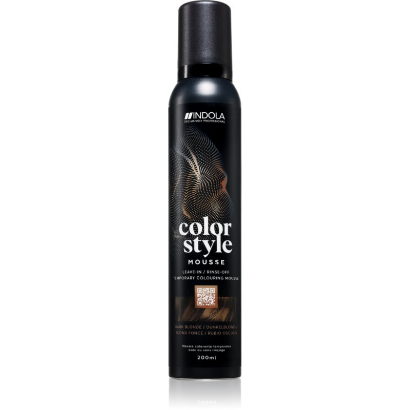 Indola Color Style Mousse тонираща пяна За коса цвят Dark Blonde - Грижа за коса - Сравни цени от 1 магазин с безплатна доставка